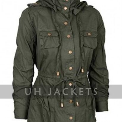 Women Hooded Long Versatile Coat