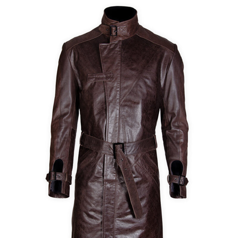 Watch Dogs Aiden Pearce Brown Leather Coat