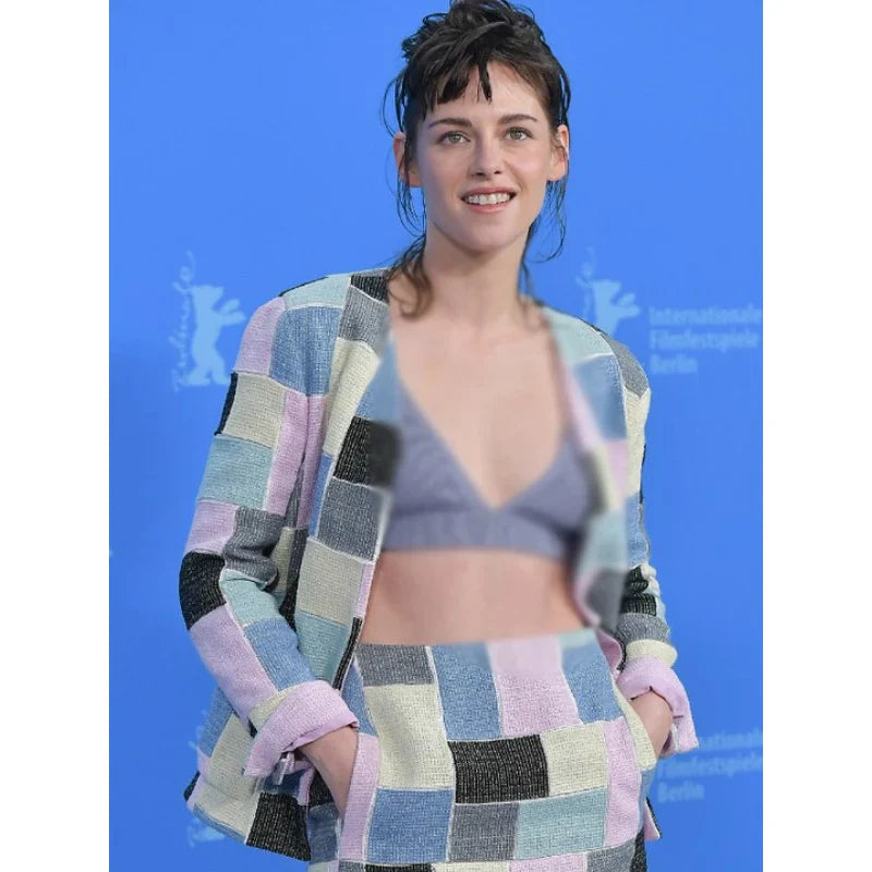 74 Berlin Film Festival Kristen Stewart  Tweed Coat