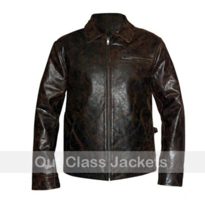 Original Starsky and Hutch Distressed Men's Leather Jacket