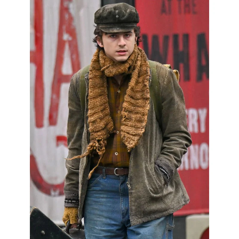 A Complete Unknown Bob Dylan Green Jacket