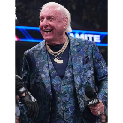 AEW Dynamite Ric Flair Floral Blazer