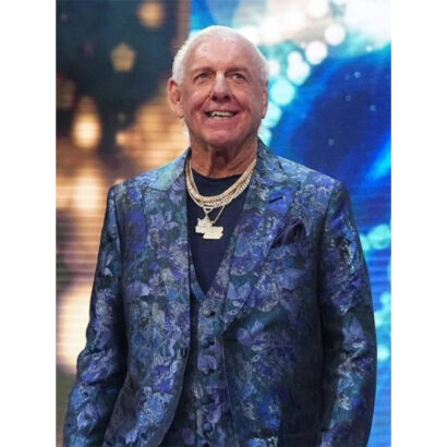 AEW Dynamite Ric Flair Floral Blazer