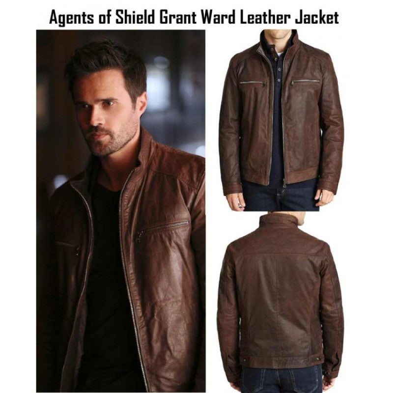 Agents Of Shield Grant Ward Leather Jacket