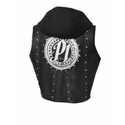 AJ Styles WWE 2K22 Black Leather Vest