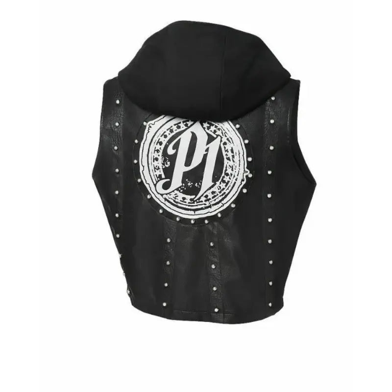 AJ Styles WWE 2K22 Black Leather Vest