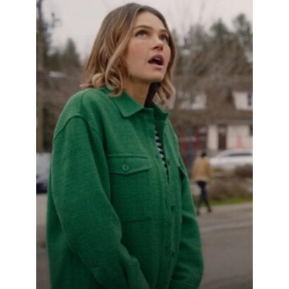 Aimee Teegarden An Easter Bloom 2024 Green Jacket