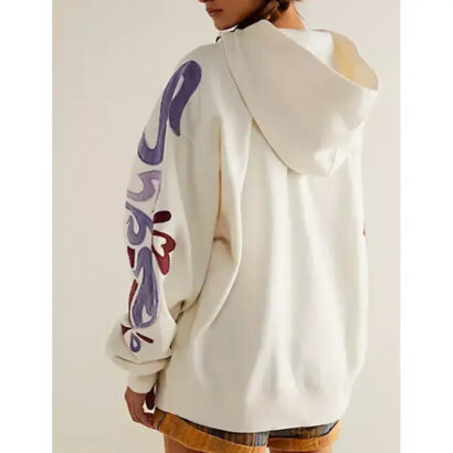 All American Chelsea Tavares White Pullover Hoodie