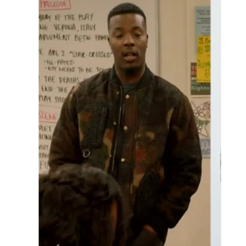 All American S06 Spencer James Wool Camo Print Jacket