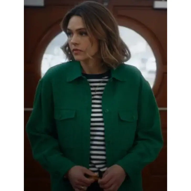 Aimee Teegarden An Easter Bloom 2024 Green Jacket