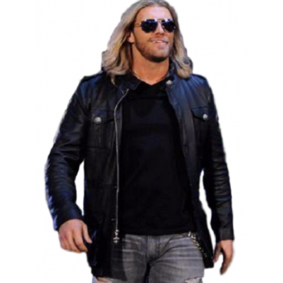 WWE Edge Wrestler Black Leather Jacket