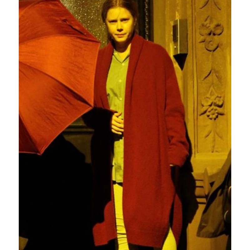 Amy Adams The Woman In The Window Fleece Coat