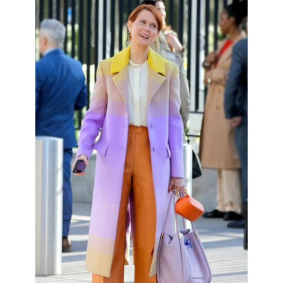 Cynthia Nixon Ombre  And Just Like That S02 Coat