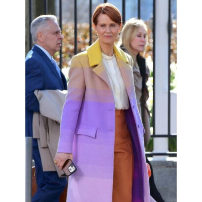 Cynthia Nixon Ombre  And Just Like That S02 Coat