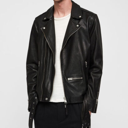 Arrow Oliver Queen Black Motorcycle Jacket