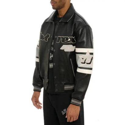 Avirex Black Leather Jacket