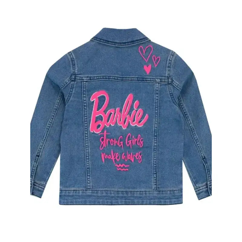 Barbie Girls Embroidered Denim Jacket