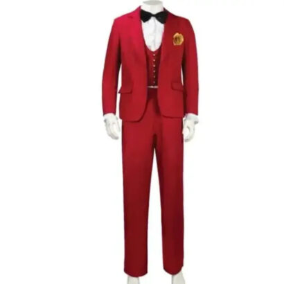Michael Keaton Beetlejuice 2024 Red Tuxedo