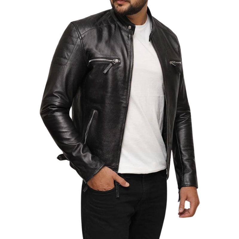 Black Genuine Leather Jacket