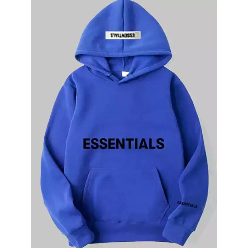 Fear Of God Essentials Blue Hoodie