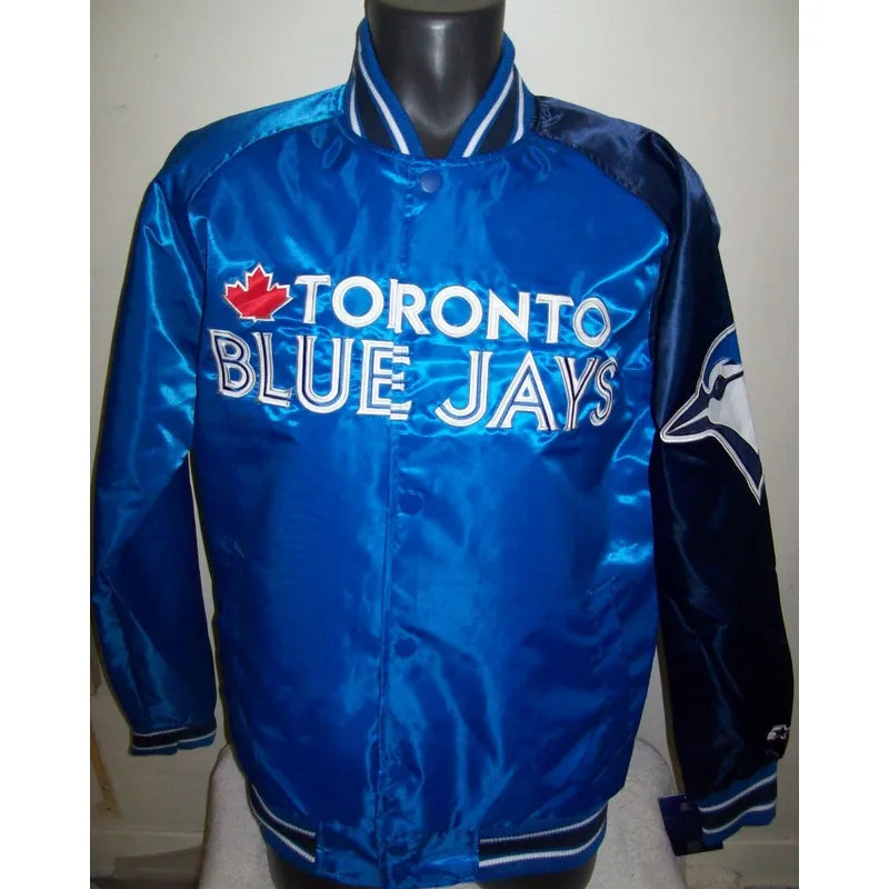 Blue Retro Toronto Jays Starter Jacket