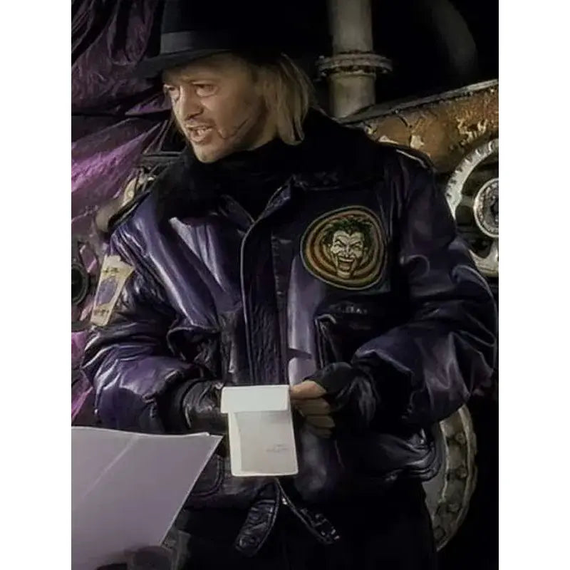 Batman Bob the Goon Purple Joker Jacket