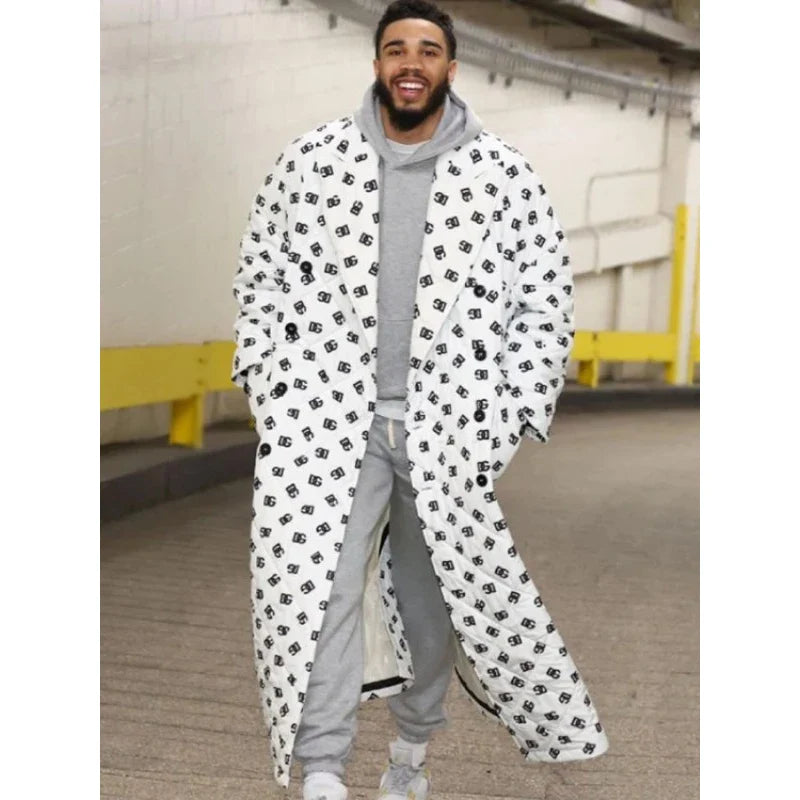 Boston Celtics Jayson Tatum White Coat