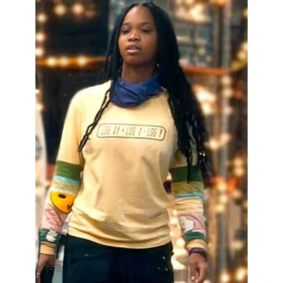 Breathe 2024 Quvenzhané Wallis Beige Sweatshirt