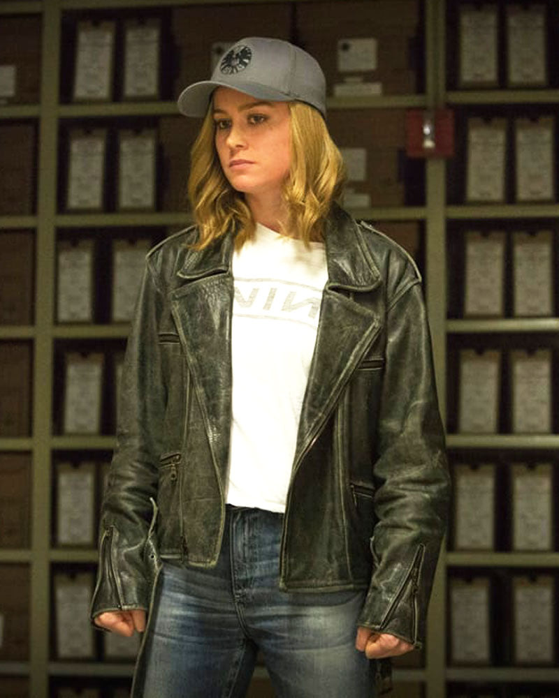 Captain Marvel Motorcycle Jacket