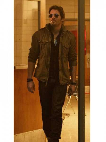 James Marsden D Lawless Biker Brown Leather Jacket