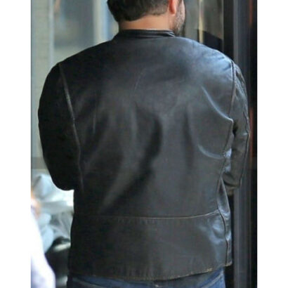 Burnt Bradley Cooper (Adam Jones) Black Biker Jacket