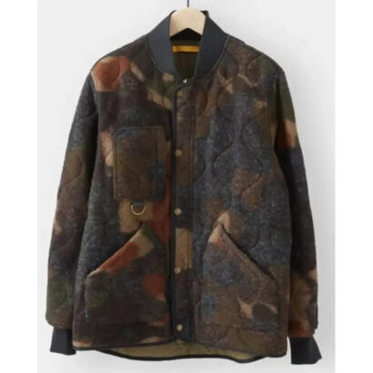 All American S06 Spencer James Wool Camo Print Jacket