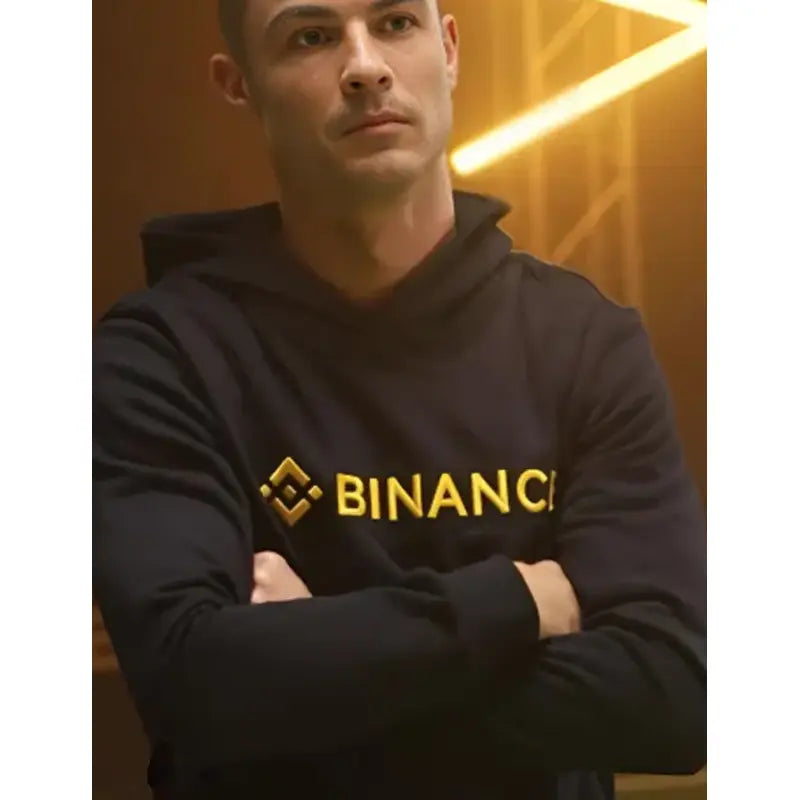 Black Cristiano Ronaldo Binance Hoodie