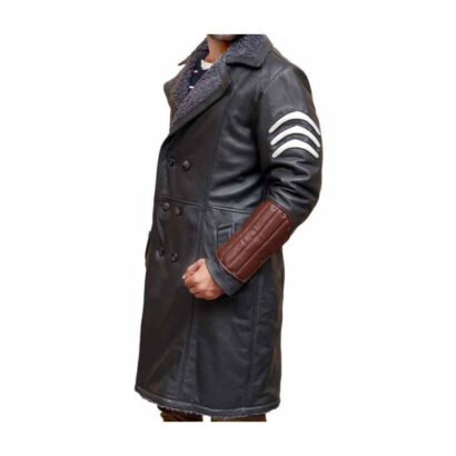 Suicide Squad Captain Boomerang Leather Trench Coat