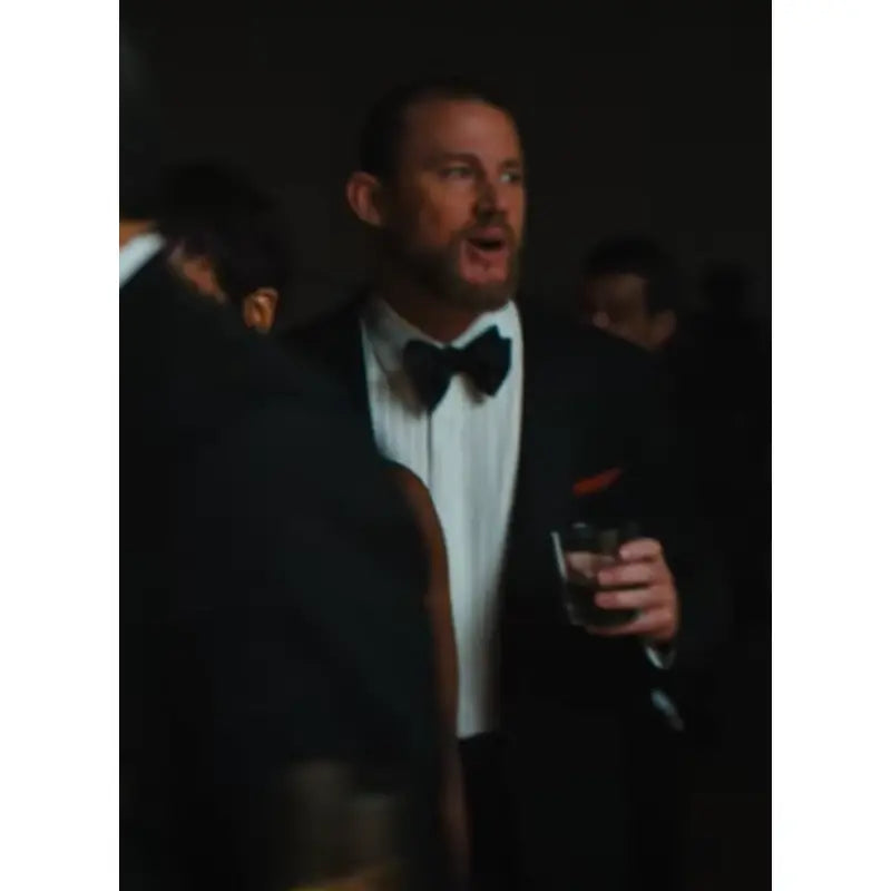Channing Tatum in Blink Twice (2024) Black Tuxedo