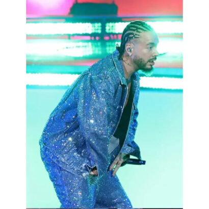 Coachella J Balvin 2k24 Blue Jacket