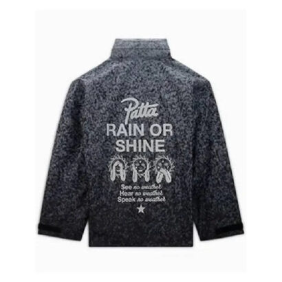 Converse x Patta Rain Black Jacket