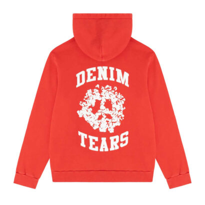Denim Tears University Red Hoodie
