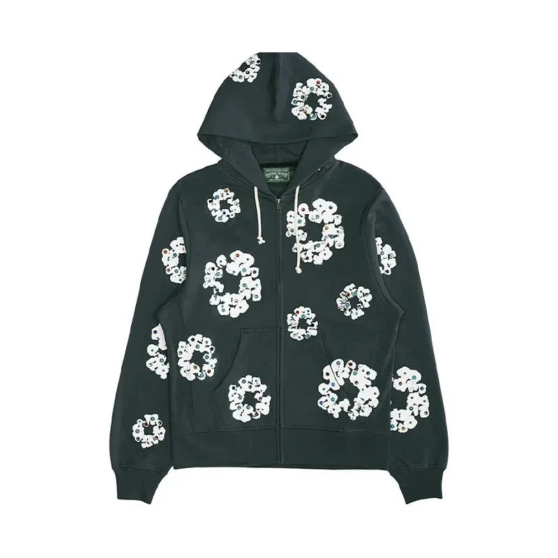 Denim Tears x Offset Wreath Black Hoodie