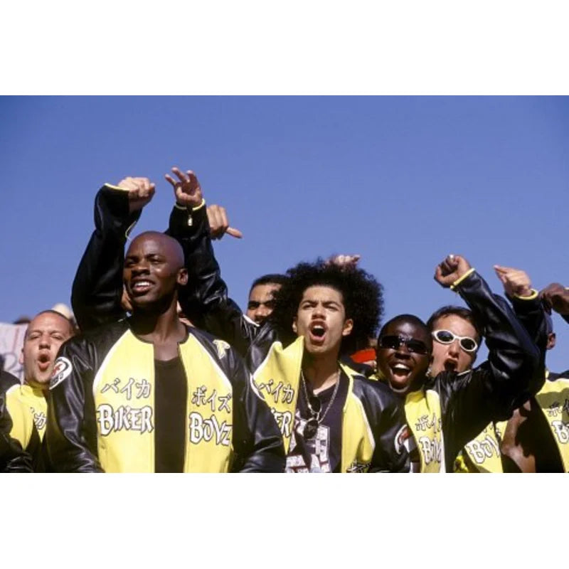 Biker Boyz Derek Luke Yellow Motorcycle Leather Jacket