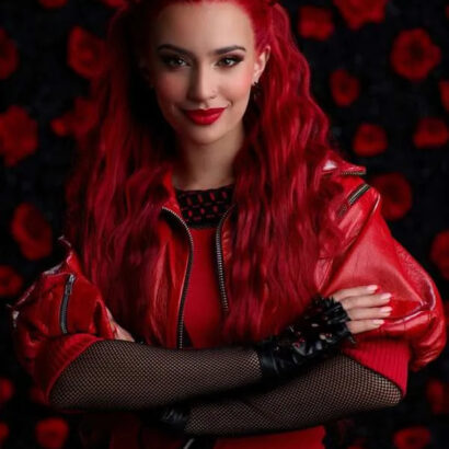 Descendants-The-Rise-Of-Red-2024-Kylie-Cantrall-Red-Leather-Jacket