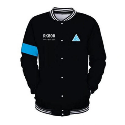 Detroit Become Human Connor RK-800 Varsity Jacket