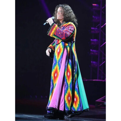 Donny Osmond Colorful Long Coat