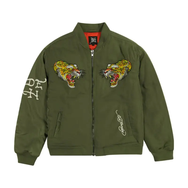 Ed Hardy NYC Skull Bomber Jacket