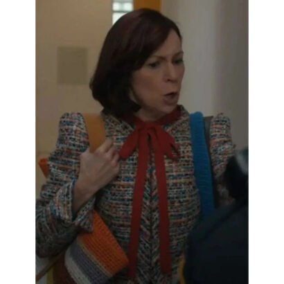 Elsbeth S01 Carrie Preston Tweed Short Jacket