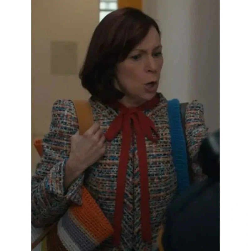 Elsbeth S01 Carrie Preston Tweed Short Jacket
