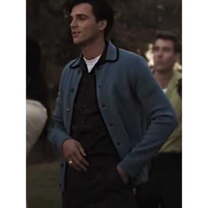 Elvis Priscilla 2023 Jacob Elordi Blue Jacket