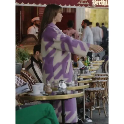 Emily in Paris Season 3 Emily Purple Coat
