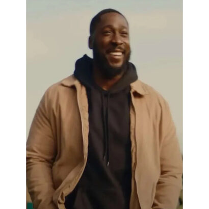 Eric Kofi Abrefa Supacell Tv Series Beige Jacket