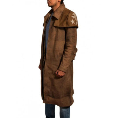 Fallout NCR Ranger Duster Leather Brown Coat